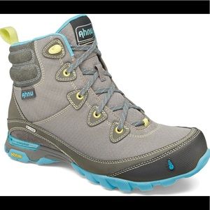 Women’s Ahnu Sugarpine waterproof hiking boots.